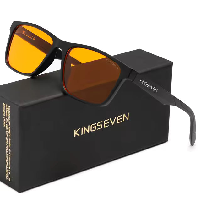 Okulary KINGSEVEN przeciw niebieskiemu światłu – chronią wzrok i poprawiają komfort pracy